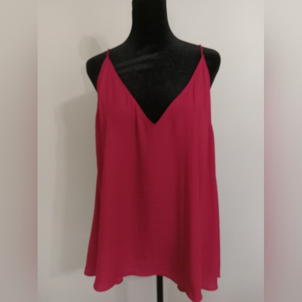 Free People Intimately Sz L/XL Pink Camisole Adjustable Strap Top - Picture 3 of 7